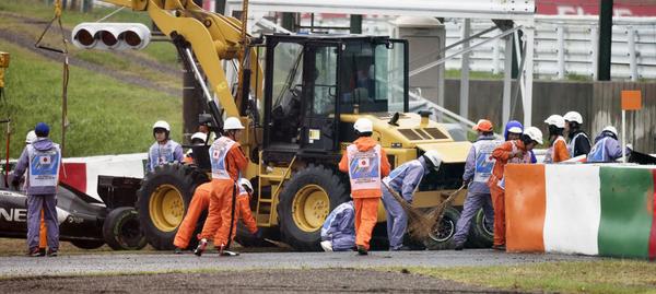 Cápsula informátiva, Accidente de Jules Bianchi en el Gran Premio de Japón