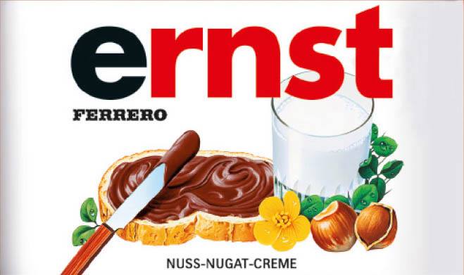 Etiqueta de Greenpeace que parodia a Nutella