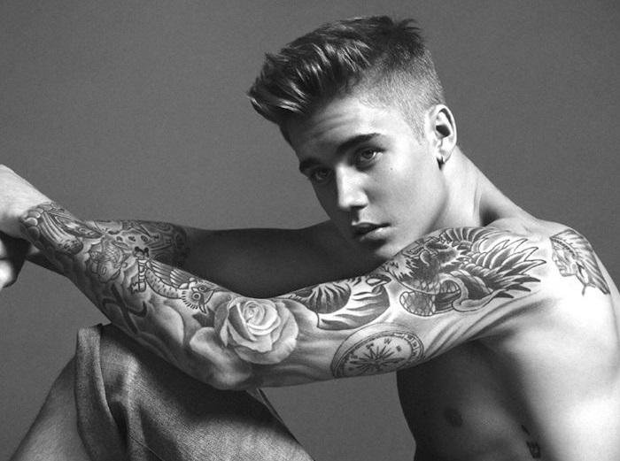 Justin Bieber en la nueva campaña de Calvin Klein
