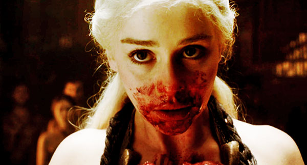Daenerys Targaryen es una de las escenas de Los Juegos del Trono