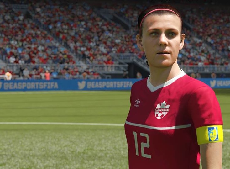 La selección femenina de Canadá está incluida en el nuevo juego