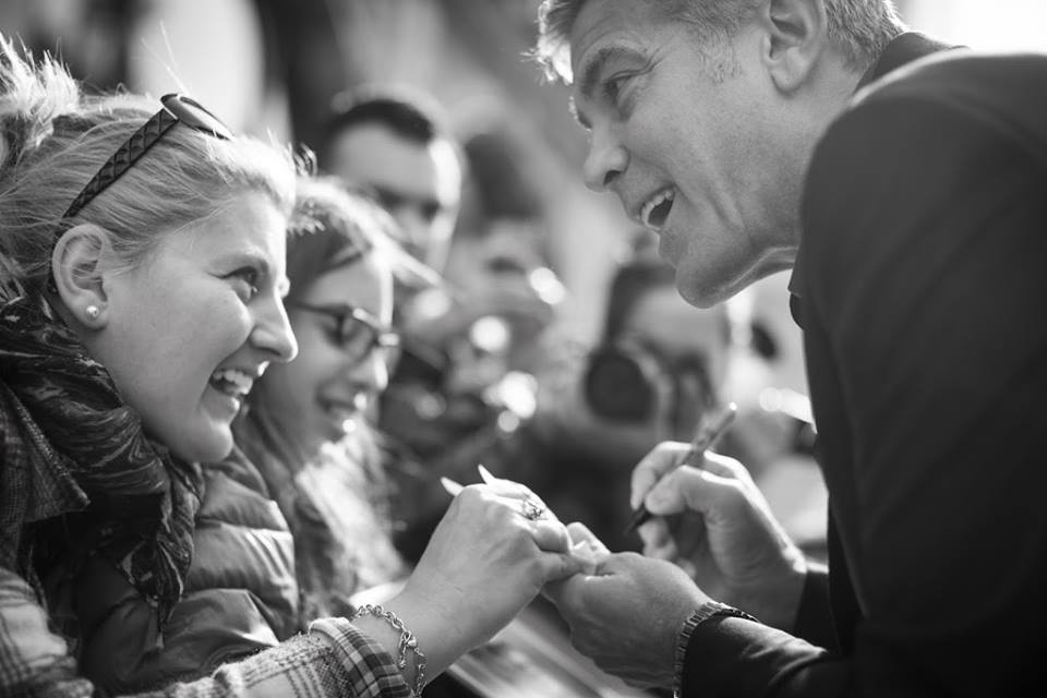George Clooney en el estreno de Tomorrowland