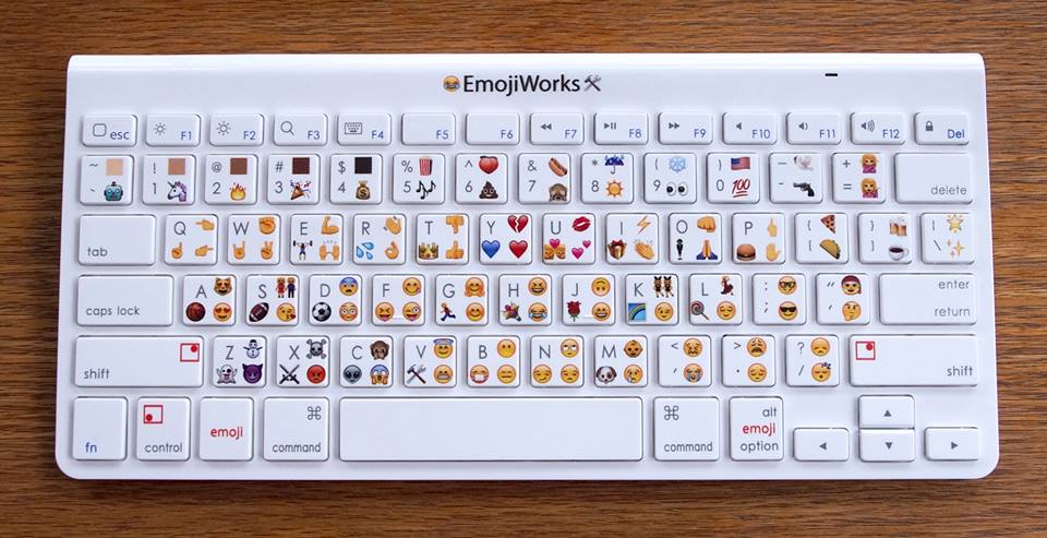 El teclado versión pro de EmojiWorks