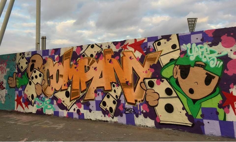 Uno de los grafitis de Justin Bieber en Berlín