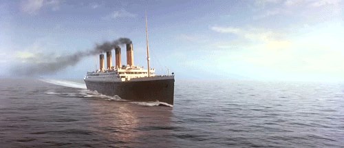 Una imagen que recrea al Titanic de 1912