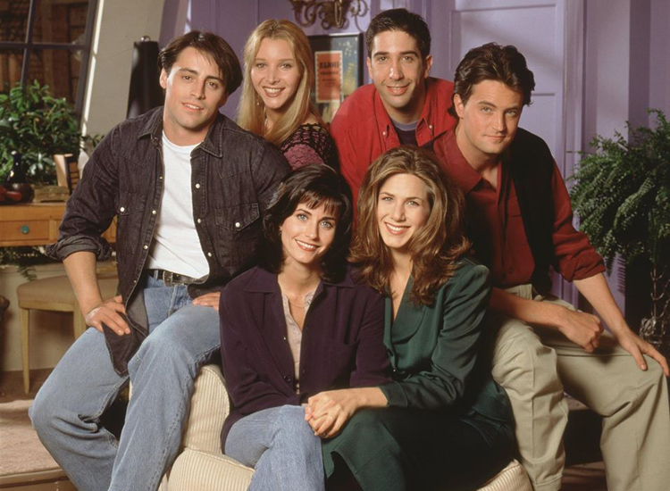 El elenco de Friends en el año 94