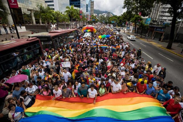 Marcha del orgullo en Caracas