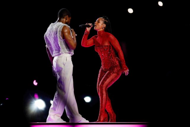Usher y Alicia Keys-