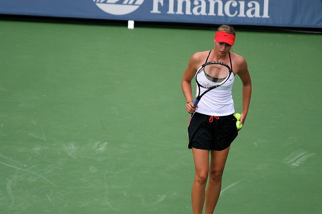 Sharapova participa actualmente en el Abierto Mexicano de Tenis