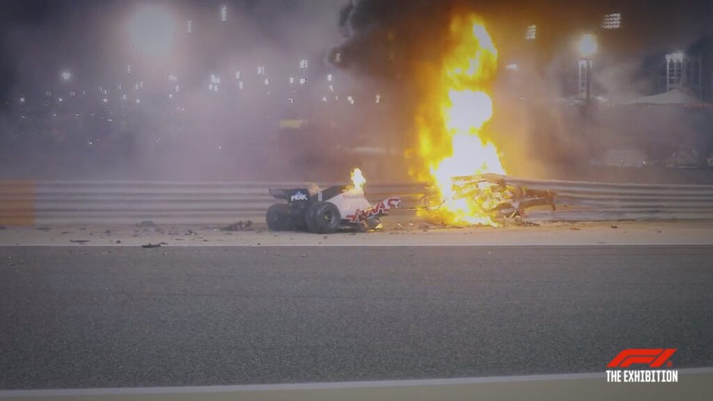 La exposición de Fórmula 1 de Madrid exhibirá el coche del accidente de Grosjean