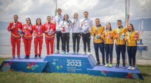 Equipo venezolano ganó plata en relevo mixto de aguas abiertas en San Salvador 2023
