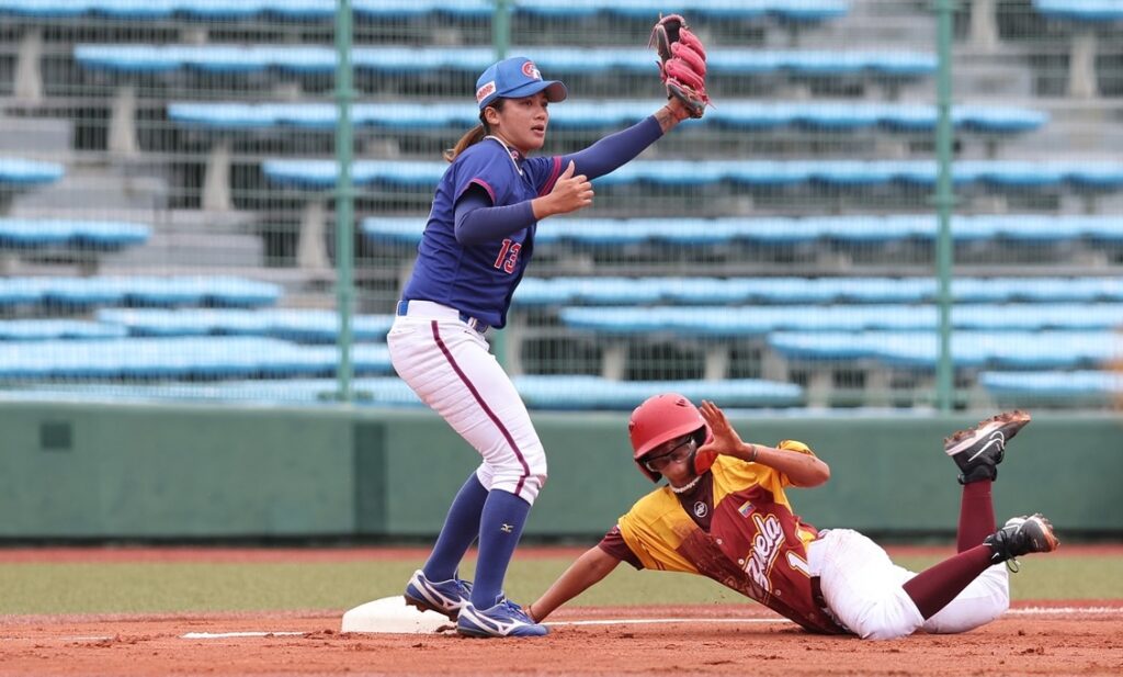 Selección venezolana cayó ante China Taipéi en el Mundial femenino de beisbol