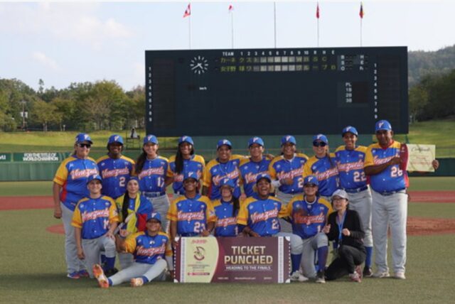 Venezuela - Venezuela clasificó a la final del Mundial Femenino de Béisbol Venezuela - Mundial Femenino de Béisbol