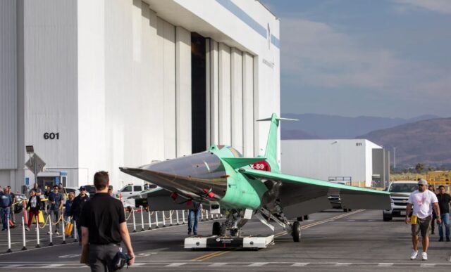 El Sumario - La NASA retrasó el primer vuelo de su avión supersónico silencioso Avión X-59