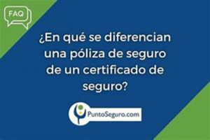 ¿Cuál es la diferencia entre un seguro y una póliza? Entendiendo los conceptos clave