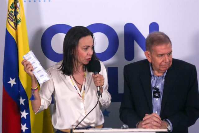 El Sumario - María Corina Machado aseguró que las actas dan la victoria a Edmundo González María Corina - Comando Venezuela