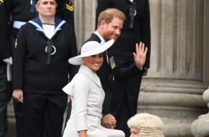 Príncipe Enrique y su esposa, Meghan Markle