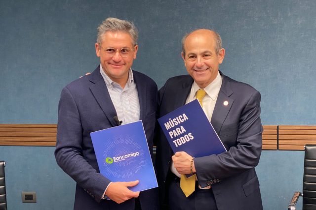 El Sumario - El Sistema y Bancamiga refuerzan sus lazos de cooperación Méndez y Elarba- El Sistema y Bancamiga