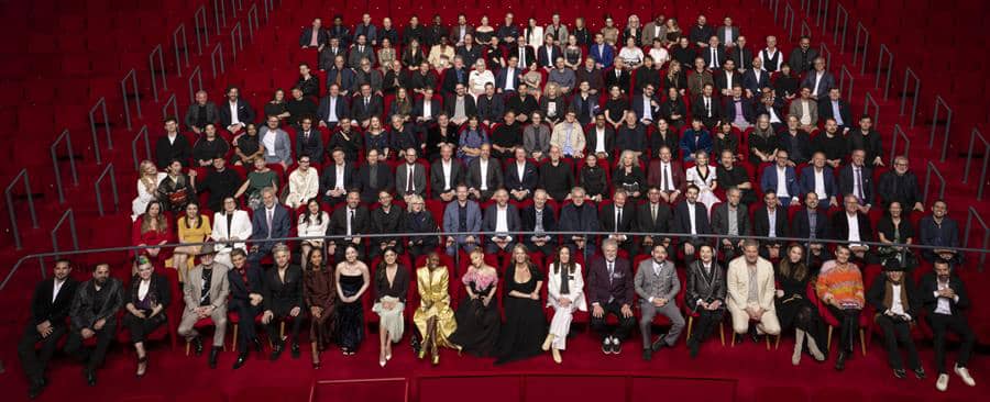 Los nominados al Óscar se reunieron para la foto grupal