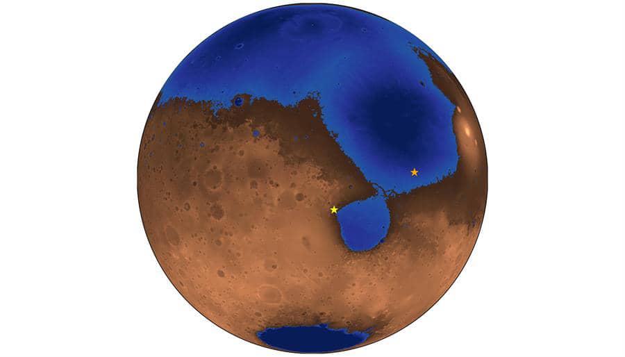 Rover chino halló antiguas playas que demuestran que Marte tuvo un océano