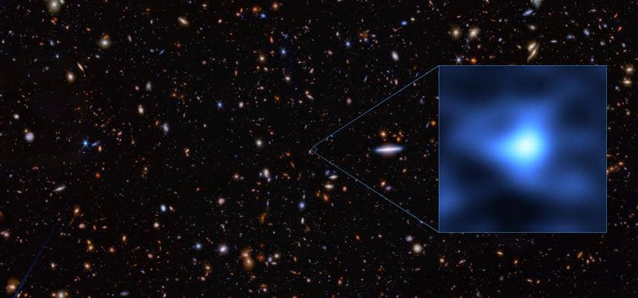 Astrónomos descubren oxígeno en la galaxia más lejana que se conoce