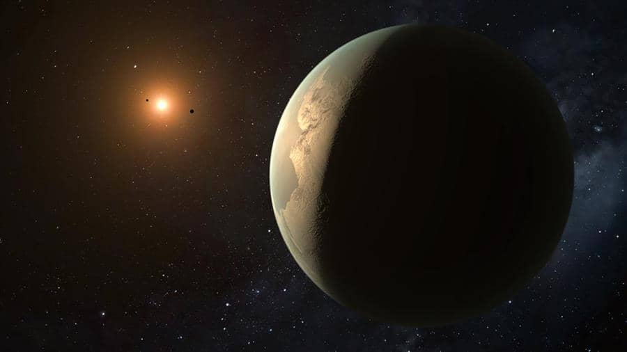 Descubren una supertierra en la zona habitable de una estrella roja cercana