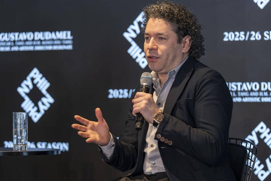 Dudamel promete que la música latina estará presente en la Filarmónica de Nueva York