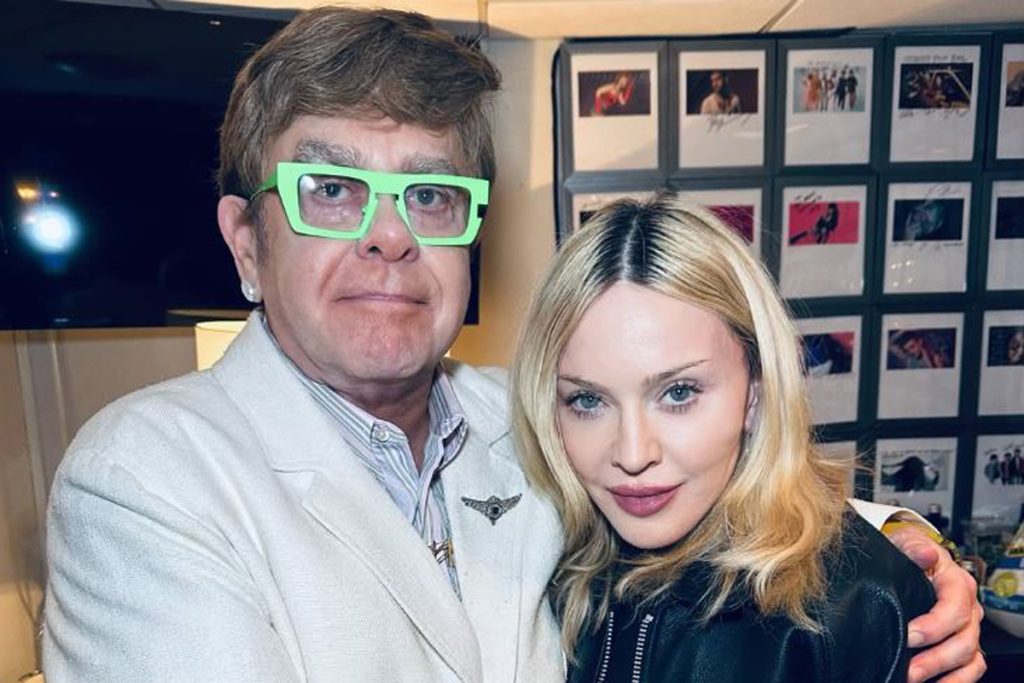 Madonna y Elton John hacen las paces tras más de 20 años enfrentados