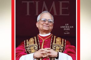 El papa León XIV se convirtió en la portada de la revista Time