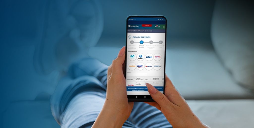 Fácil y seguro: Pago y recarga de servicios en la plataforma multicanal de Bancamiga