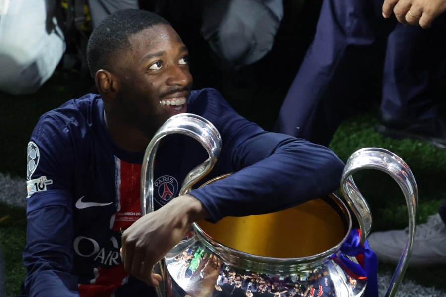 Declaran a Dembele el mejor jugador de la Liga de Campeones 2024/25
