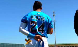 Venezolano Máximo Acosta debutó en la MLB con los Marlins de Miami