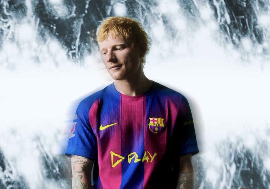 FC Barcelona llevará el logotipo del disco "Play" de Ed Sheeran