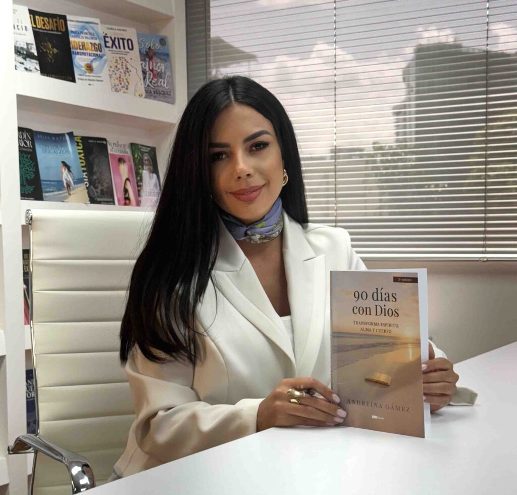 Andreina Gámez redefine la sanidad emocional con su libro “90 días con Dios”