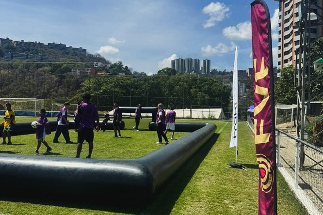 Michael Chambra - FVF une fuerzas con Traki y Deportivo La Guaira en el ‘Festival Alineando Valores’ - FOTO