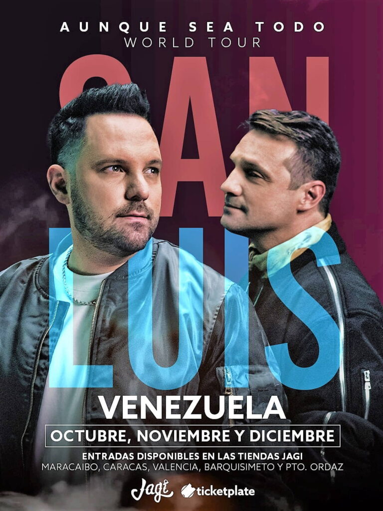 Aunque Sea Todo World Tour: SanLuis viene a Venezuela y Jagi le da la bienvenida