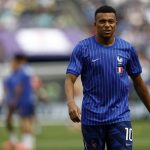 Mbappé cumplió 100 partidos con la selección de Francia