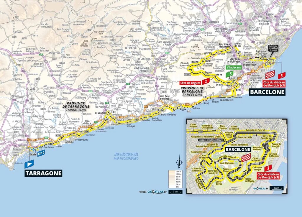 itinerario tour de francia espana etapa 2