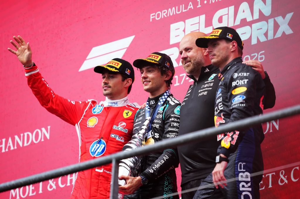 Gran Premio de Bélgica: Andrea Kimi Antonelli refuerza su liderazgo en la Fórmula 1